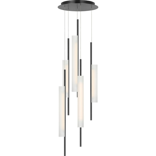 Windchime 17" 5-Light Pendant in Bronze