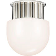 Nolan 8" Dome Flush Mount in Polished Nickel