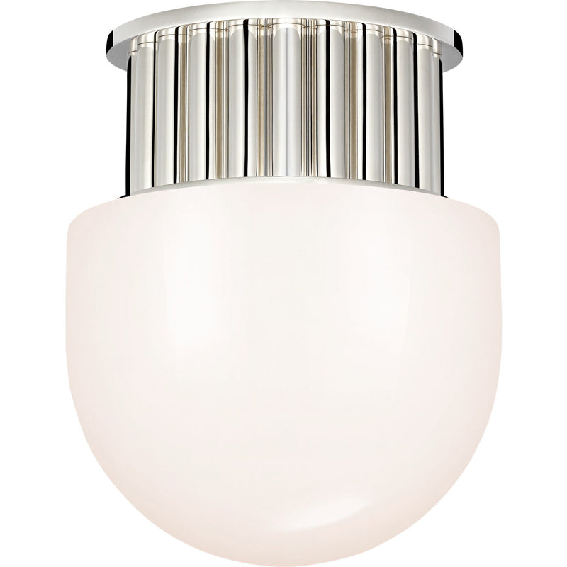 Nolan 8" Dome Flush Mount in Polished Nickel