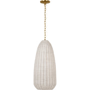 Kokomo 15" Elongated 4-Light Pendant in Antique-Burnished Brass