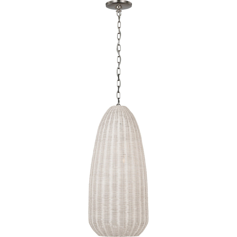 Kokomo 15" Elongated 4-Light Pendant in Polished Nickel