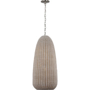 Kokomo 20" Elongated 7-Light Pendant in Polished Nickel