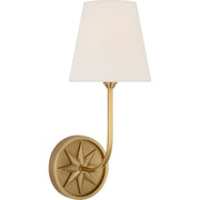 Polaris 15" Wall Sconce in Antique-Burnished Brass