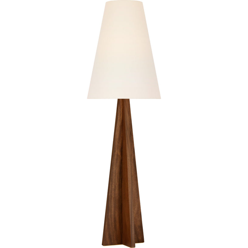 Crue 66" Floor Lamp in Natural Walnut