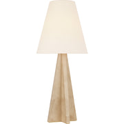 Crue 34" Table Lamp in Natural Maple