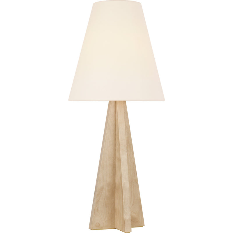 Crue 34" Table Lamp in Natural Maple