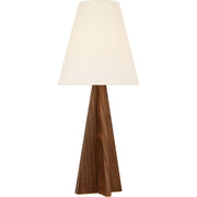 Crue 34" Table Lamp in Natural Walnut