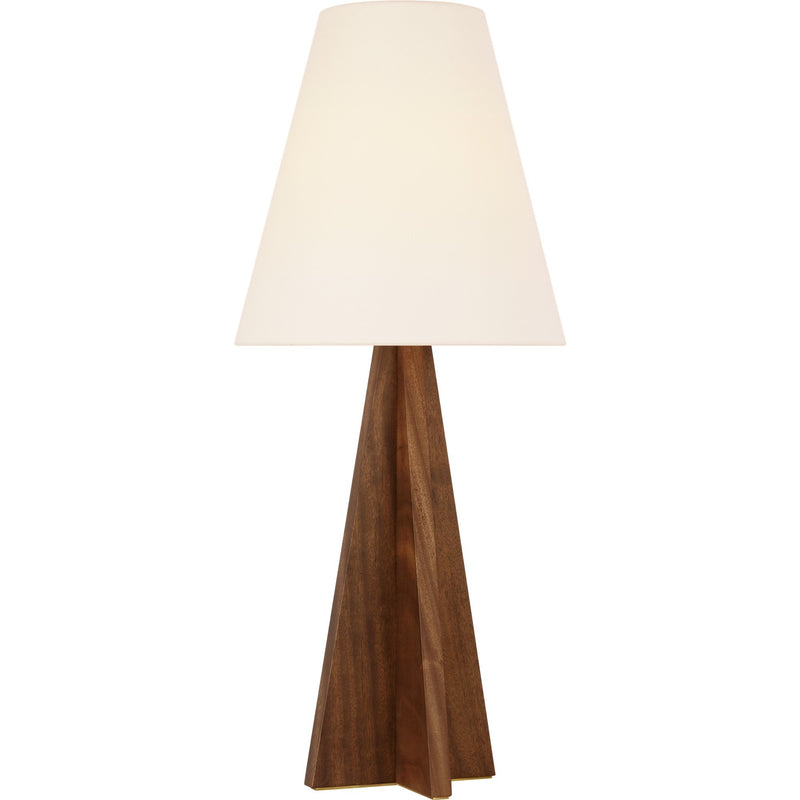 Crue 34" Table Lamp in Natural Walnut