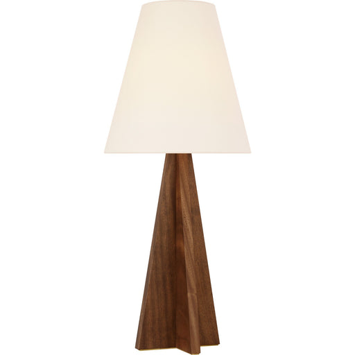 Crue 34" Table Lamp in Natural Walnut
