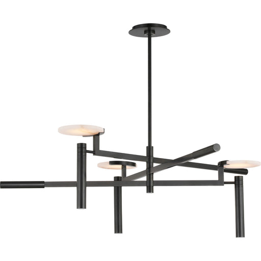 Melange 36" Floating Disc Chandelier in Bronze