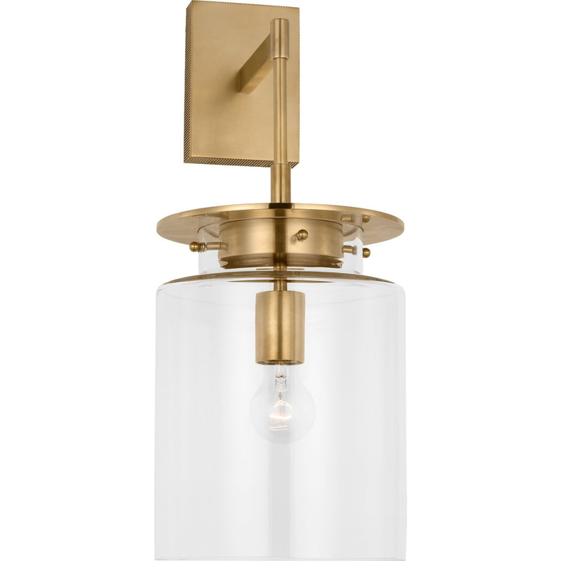Elias 23" Wall Sconce in Antique-Burnished Brass
