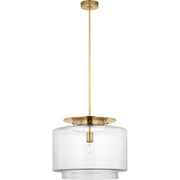 Elias 20" Pendant in Antique-Burnished Brass