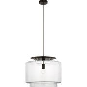 Elias 20" Pendant in Bronze