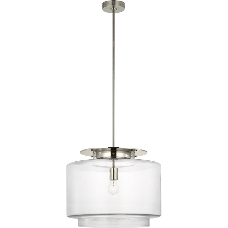 Elias 20" Pendant in Polished Nickel