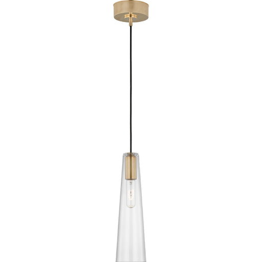 Osvaldo 4" Mini Pendant in Antique-Burnished Brass