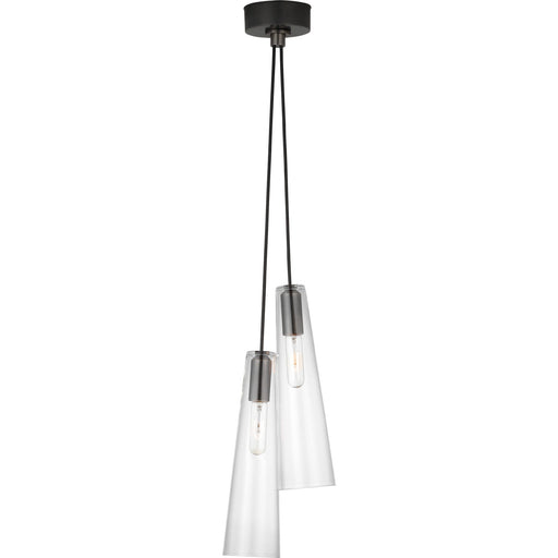 Osvaldo 2-Light Pendant in Bronze
