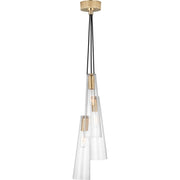 Osvaldo 3-Light Pendant in Antique-Burnished Brass
