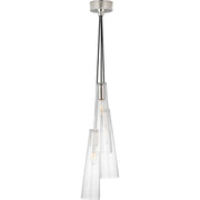 Osvaldo 3-Light Pendant in Polished Nickel
