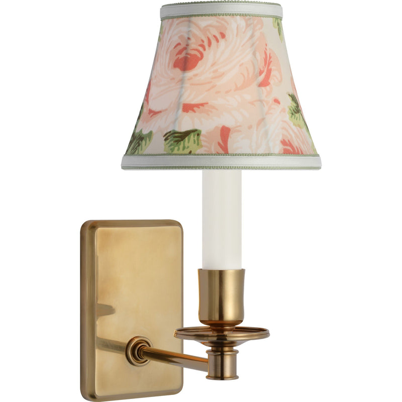Tara 11" Wall Sconce with Bell Empire Shade in Hand-Rubbed Antique Brass