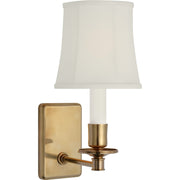 Tara 11" Wall Sconce with Bell Empire Shade in Hand-Rubbed Antique Brass