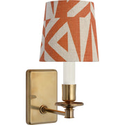 Tara 11" Wall Sconce with Bell Empire Shade in Hand-Rubbed Antique Brass