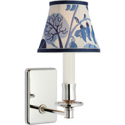 Tara 11" Wall Sconce with Bell Empire Shade in Polished Nickel