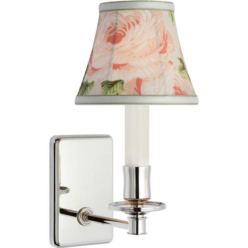 Tara 11" Wall Sconce with Bell Empire Shade in Polished Nickel