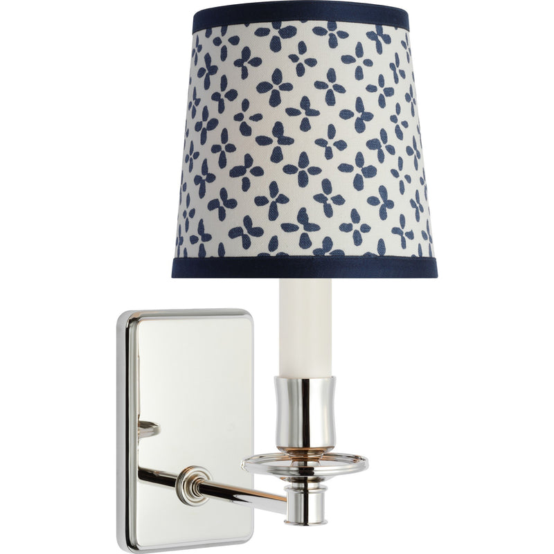 Tara 11" Wall Sconce with Bell Empire Shade in Polished Nickel