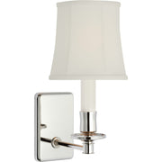 Tara 11" Wall Sconce with Bell Empire Shade in Polished Nickel
