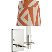 Tara 11" Wall Sconce with Bell Empire Shade in Polished Nickel