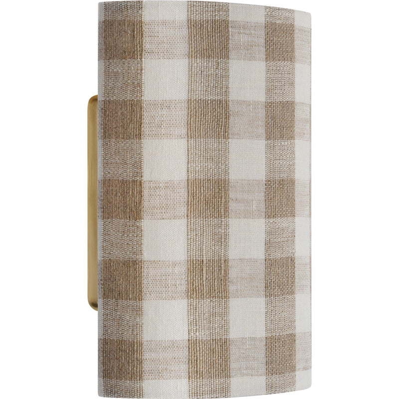 Maeve 8" Shield Wall Sconce in Hand-Rubbed Antique Brass