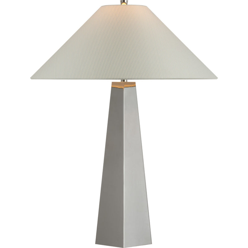Zoran Medium Table Lamp in Polished Nickel