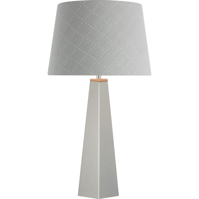 Zoran Medium Table Lamp in Polished Nickel