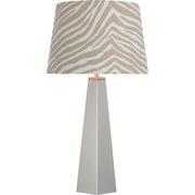 Zoran Medium Table Lamp in Polished Nickel