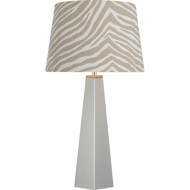 Zoran Medium Table Lamp in Polished Nickel