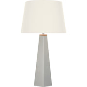 Zoran Medium Table Lamp in Polished Nickel