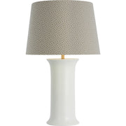 Mallory Medium Table Lamp in White Porcelain