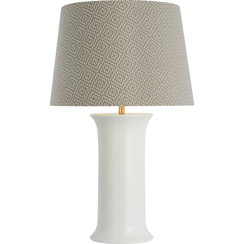 Mallory Medium Table Lamp in White Porcelain
