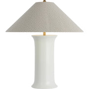 Mallory Medium Table Lamp in White Porcelain