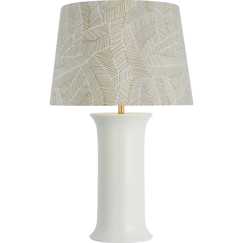 Mallory Medium Table Lamp in White Porcelain