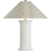 Mallory Medium Table Lamp in White Porcelain