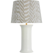 Mallory Medium Table Lamp in White Porcelain