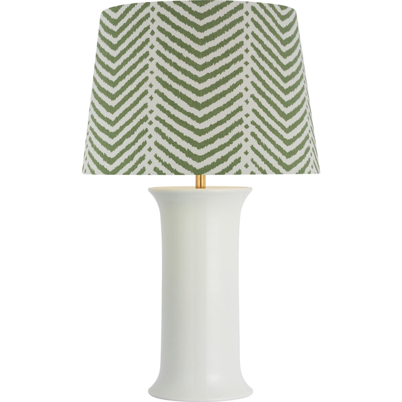 Mallory Medium Table Lamp in White Porcelain