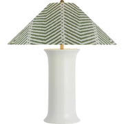 Mallory Medium Table Lamp in White Porcelain