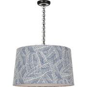 Evelyn 25" Hanging Shade Pendant in Bronze and White Oak