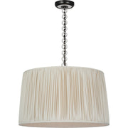 Evelyn 25" Hanging Shade Pendant in Bronze and White Oak