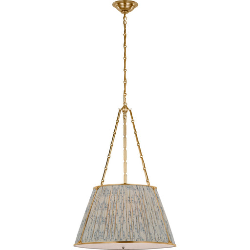 Allister 21" 3-Light Pendant in Hand-Rubbed Antique Brass