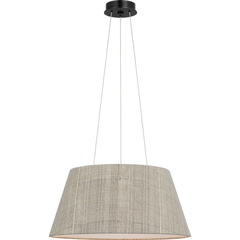 Caufield 21" Drum Pendant in Bronze