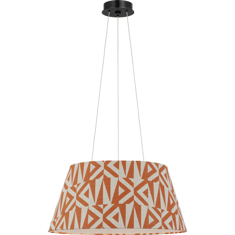 Caufield 21" Drum Pendant in Bronze