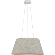 Caufield 21" Drum Pendant in Matte White